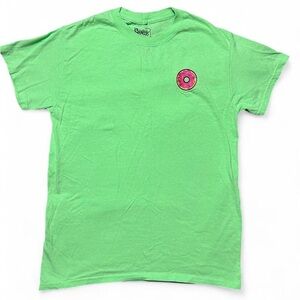 Spencer’s The Simpsons Green Donut Tee - Men’s casual streetwear style Small